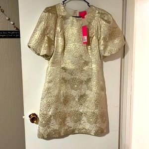 Gold Lilly Pulitzer Ailani dress